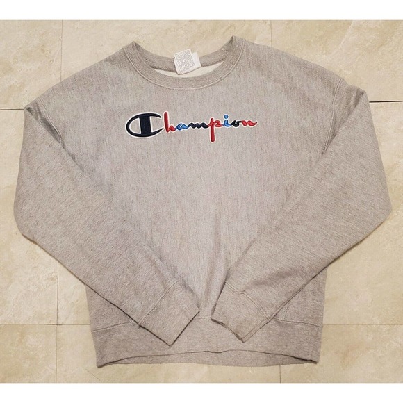Champion Other - Vintage Champion Logo Spell Out Reverse Weave Sweater Sweatshirt Size S Small